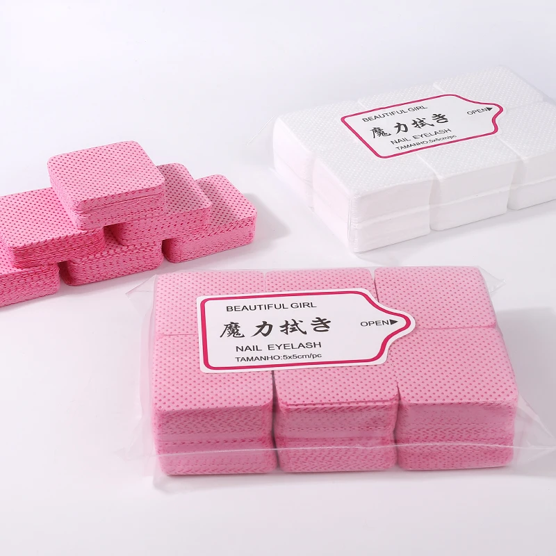 Nail Polish Remover Nail Gel Remover Nail Polish Remover Wipes Nail Cotton Pads Disposable Nail Pads Uv Gel Polish Remover Pads Nail Swabs Manicure Wipes Degreaser Cotton Pressed Nails Cleaning