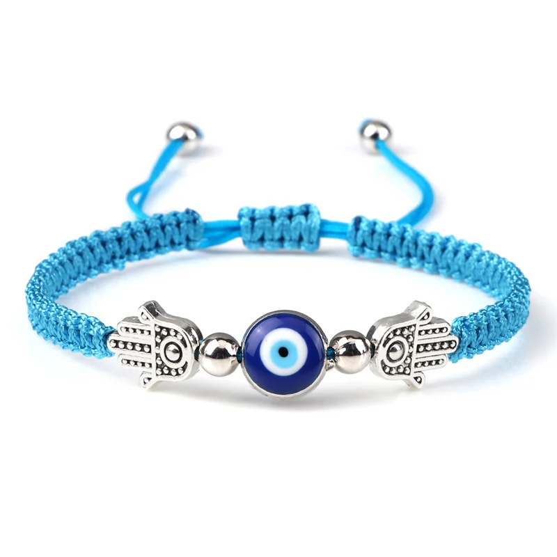 Braccialetto in catena intrecciata con tecnica chainmail - turchese... | su
