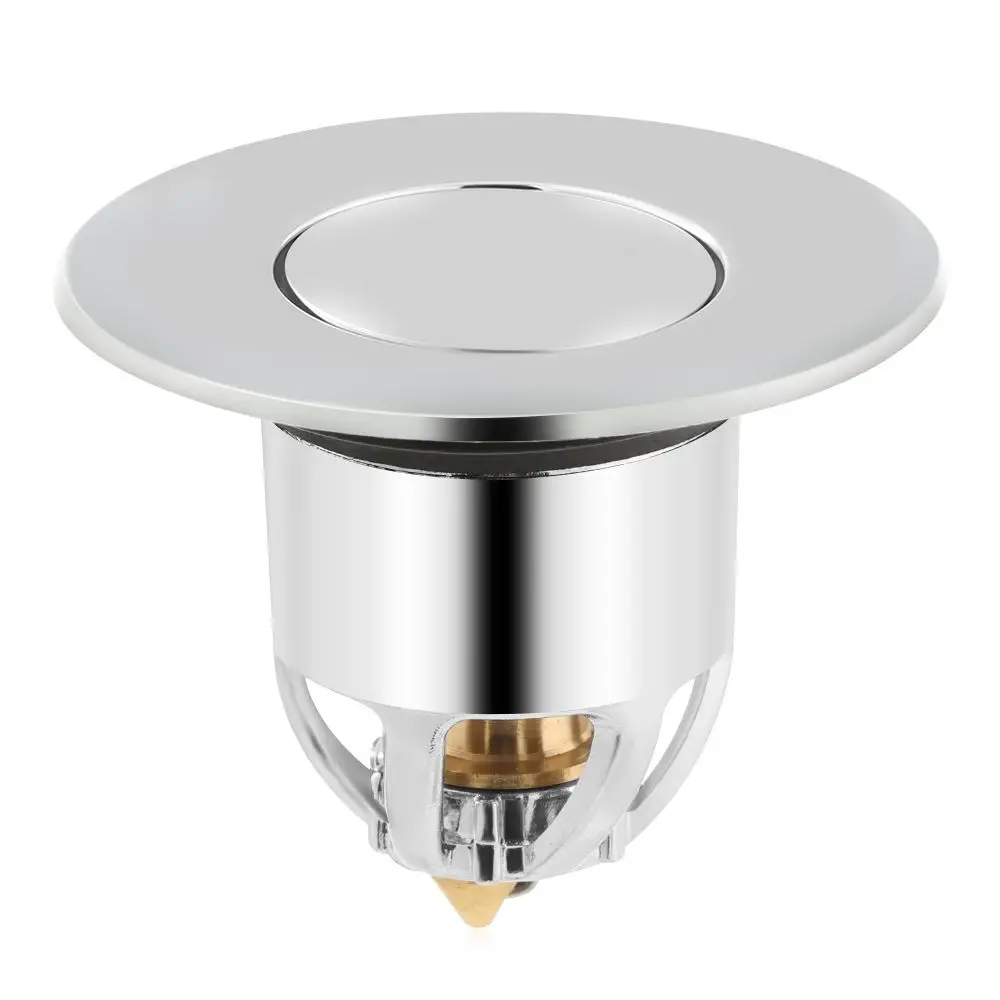 Universal Basin Pop-up Drain Filter Stainless Steel Washbasin Bounce Core Hair Catcher Bath Stopper Sink Strainer Plug