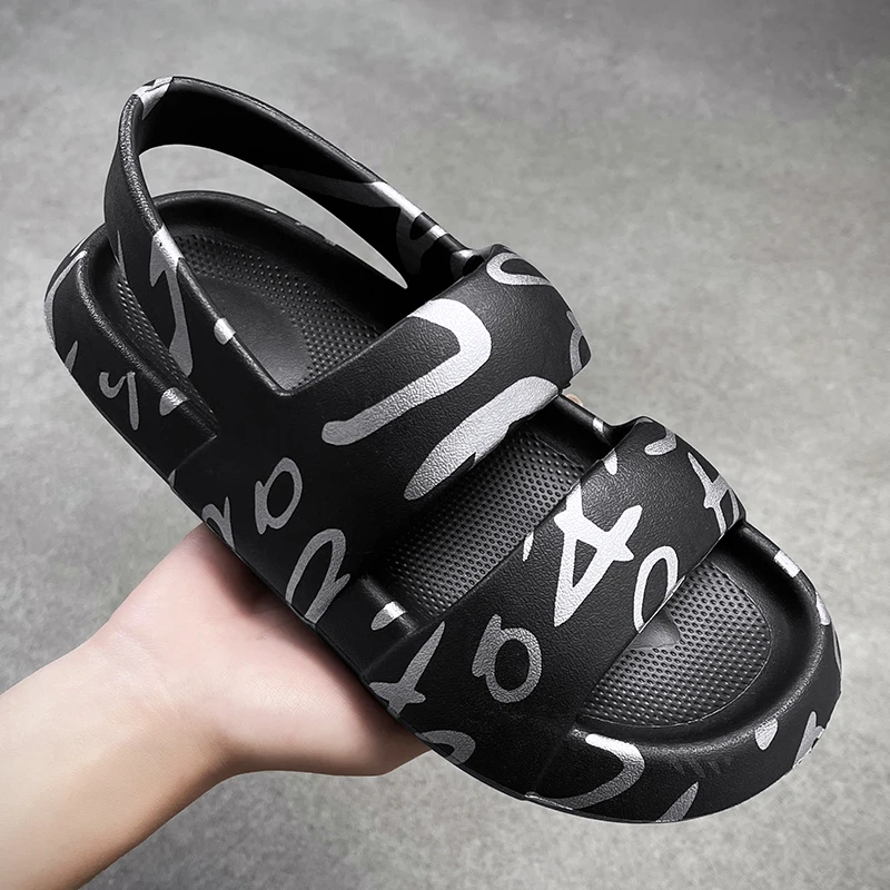Men's Clogs Summer Sandals Classic Men's Casual Shoes Unisex Slippers ...