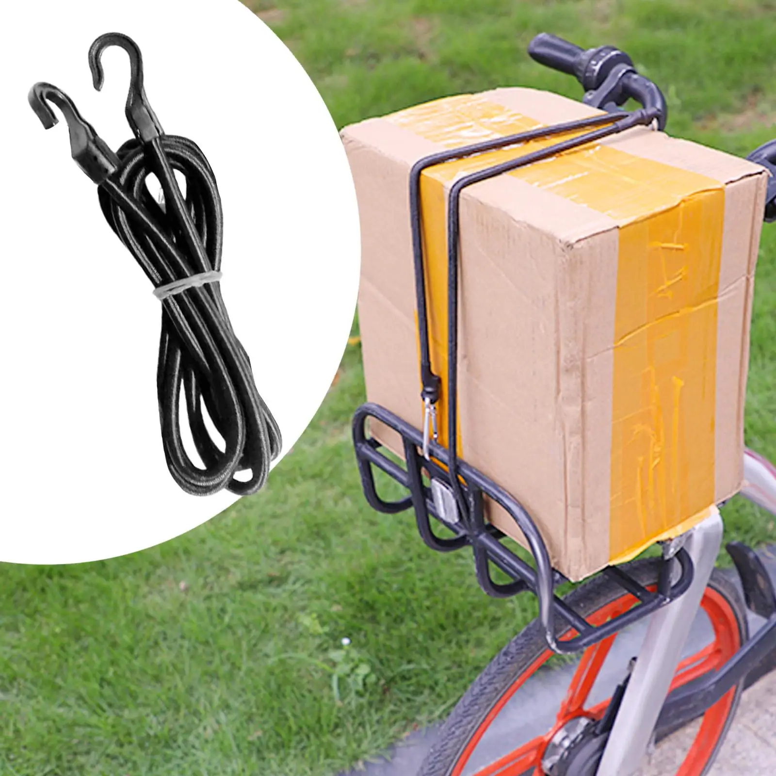 번지 코드 수하물 코드 헤비 듀티 휴대용 교체 탄성 로프 타이 다운 스트랩 (자..