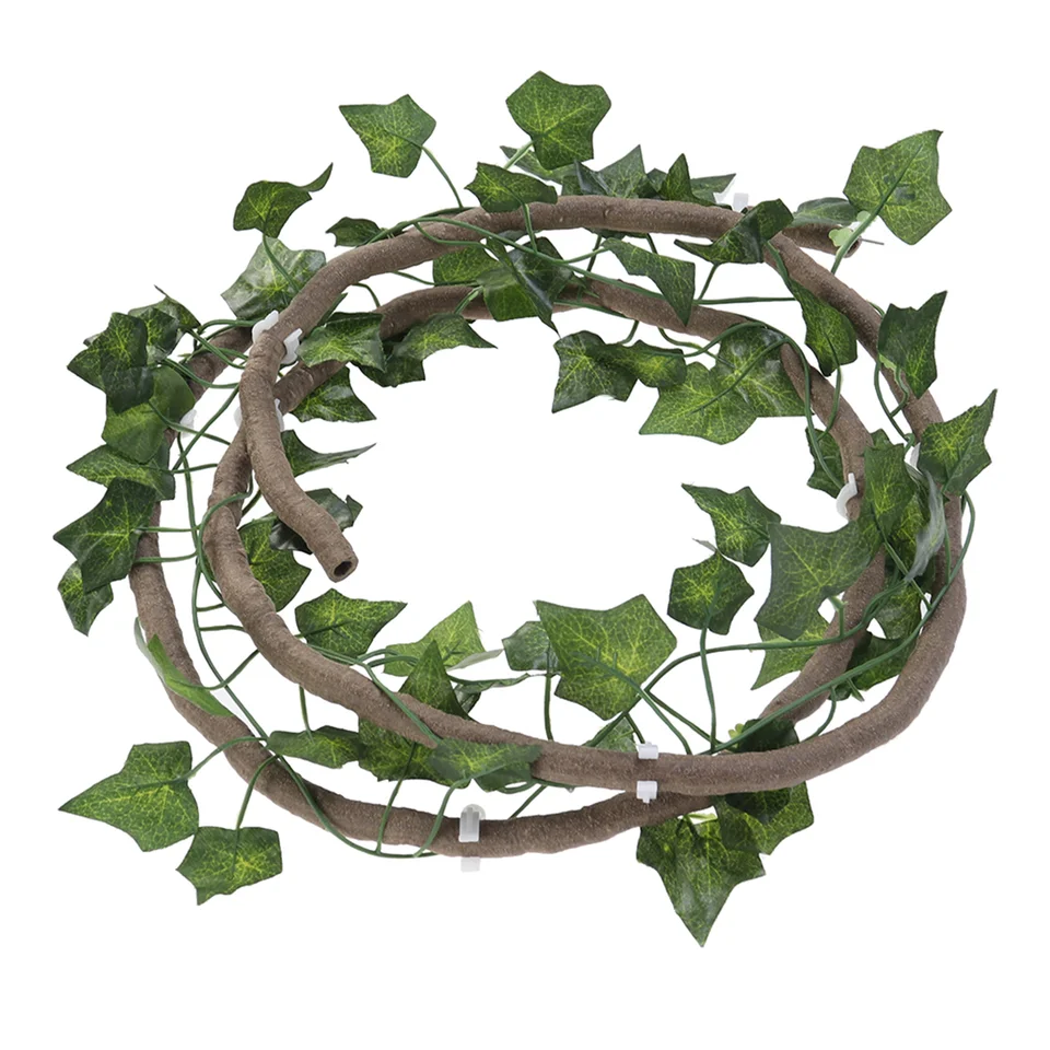 Vite Artificiale Per Rettili - Pianta Rampicante Flessibile Per Terrario, Gechi, Lucertole E Serpenti