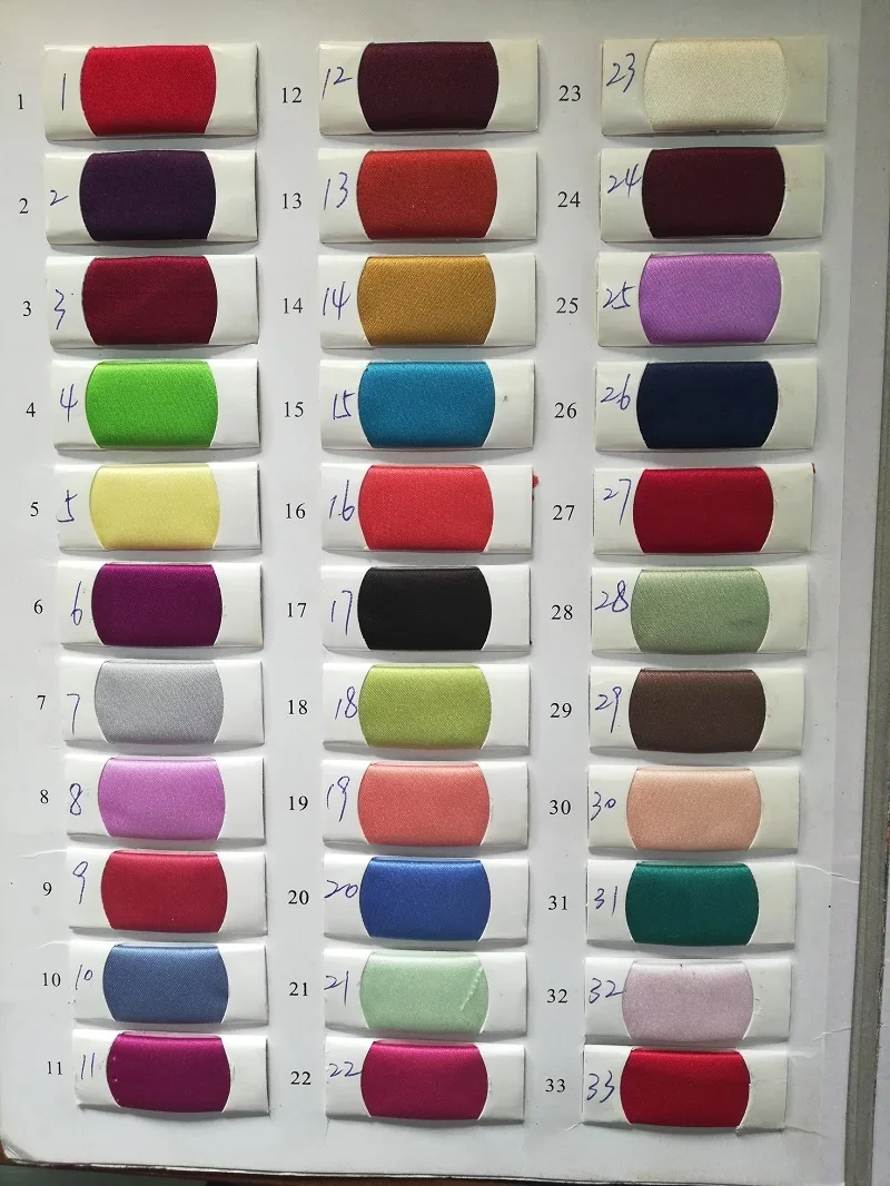 132 Colors Satin fabric silk cloth 150*100cm DIY for interlining home dress curtain wedding party decoration sewing background