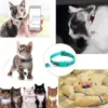 10Pcs Wholesale Cute Cat Collar Personalized Breakaway Reflective Cat Collar Luxury Designer Pink Cat Collars With Bell for Cats 6