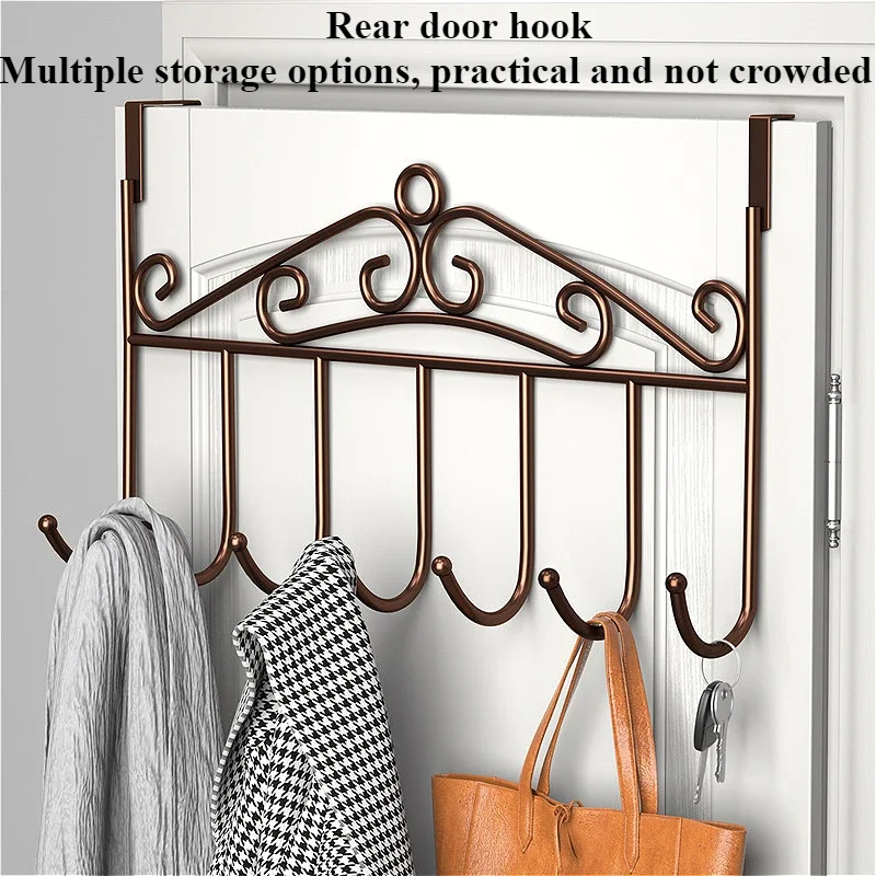 Hooks Over The Door Home Bathroom Organizer Rack Clothes Coat Hat Towel Hanger New Bathroom Kitchen Accessories Holder Door Hang storage hook door hook