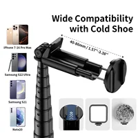 Koloobo 67'' Automatic Phone Tripod Auto Pop Open Stand 360° Rotatable Selfie Stick with Remote Control for iPhone Android - Image 4