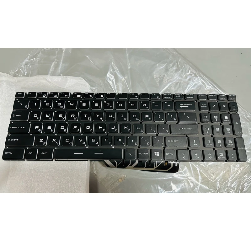 Us ru per-key rgb retroiluminado cor completa