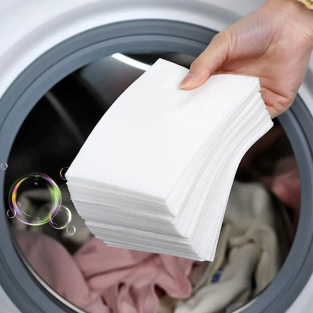 24pcs Washing Machine Use Mixed Dyeing Proof Color Absorption Sheet