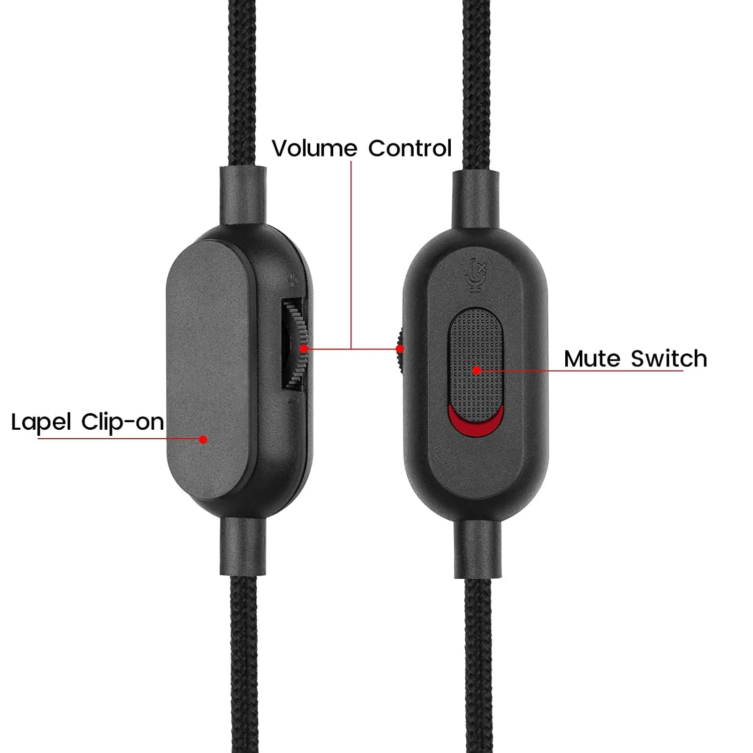 Headset Mute Switch Geekria Audio Cable Compatible With Logitech G