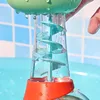 Bath Bathtub Toys for Baby Rotatable Waterwheel Children Bathroom Water Play Games Fun Bath Toys for Kids Toddlers 1 2 3 4 Years 4