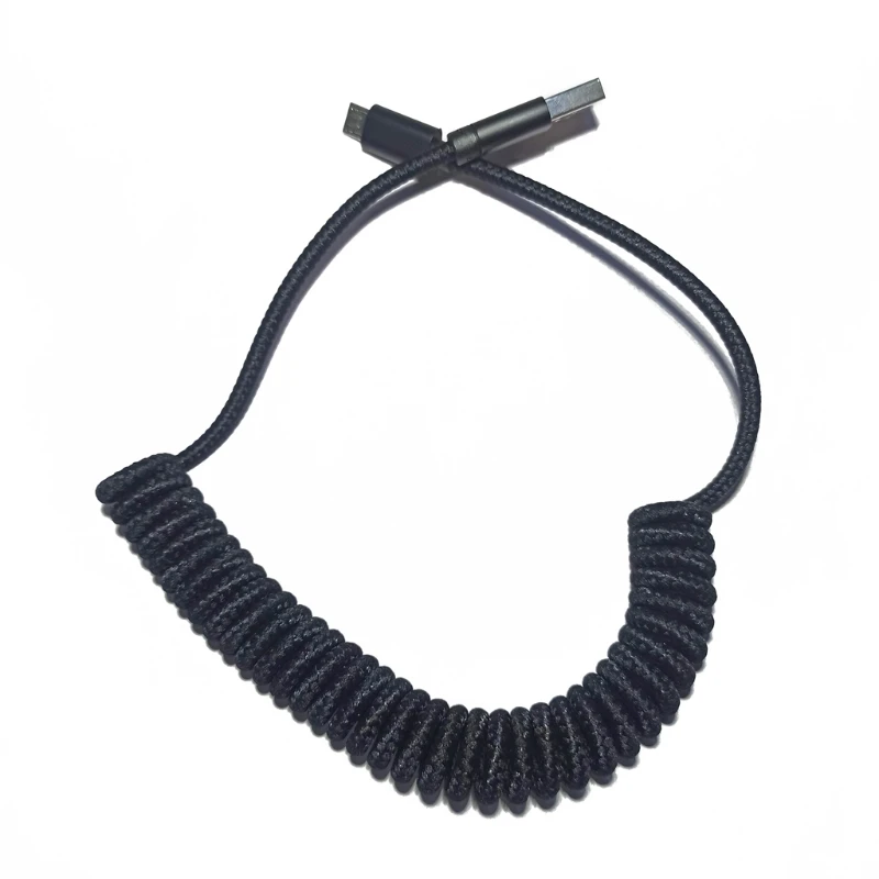 

Type C Micro Coiled Cable Wire Mechanical Keyboard USB Cable Type-C to USB Port/USB V2 Cable for poker GH60