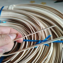 10 Meters Natural Flat Reed Rattan Core for Crafting and Weaving Projects (10 Meters)