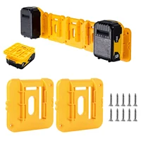 Battery Holder For 20V Battery Plastic Lithium Battery Dock Holder Wall Mount Batteries Storage Hanger for Garage Workshop 1