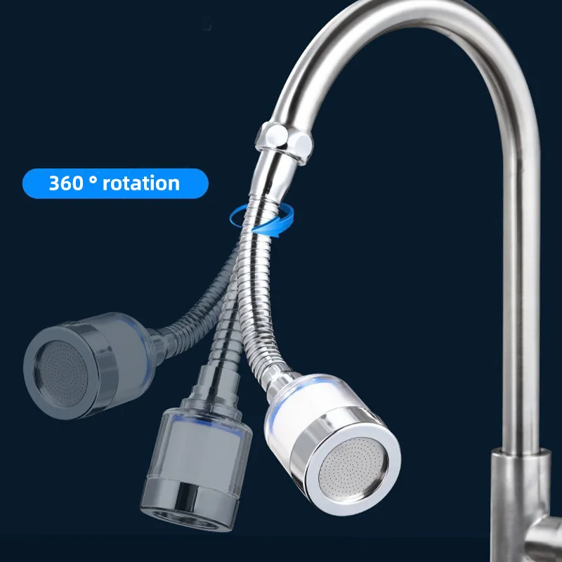 Houseeker Kitchen Faucet Filter Water Purifier  Electroplating Pre Filtration Water Tap Filter Replaceable Filter Cartridge