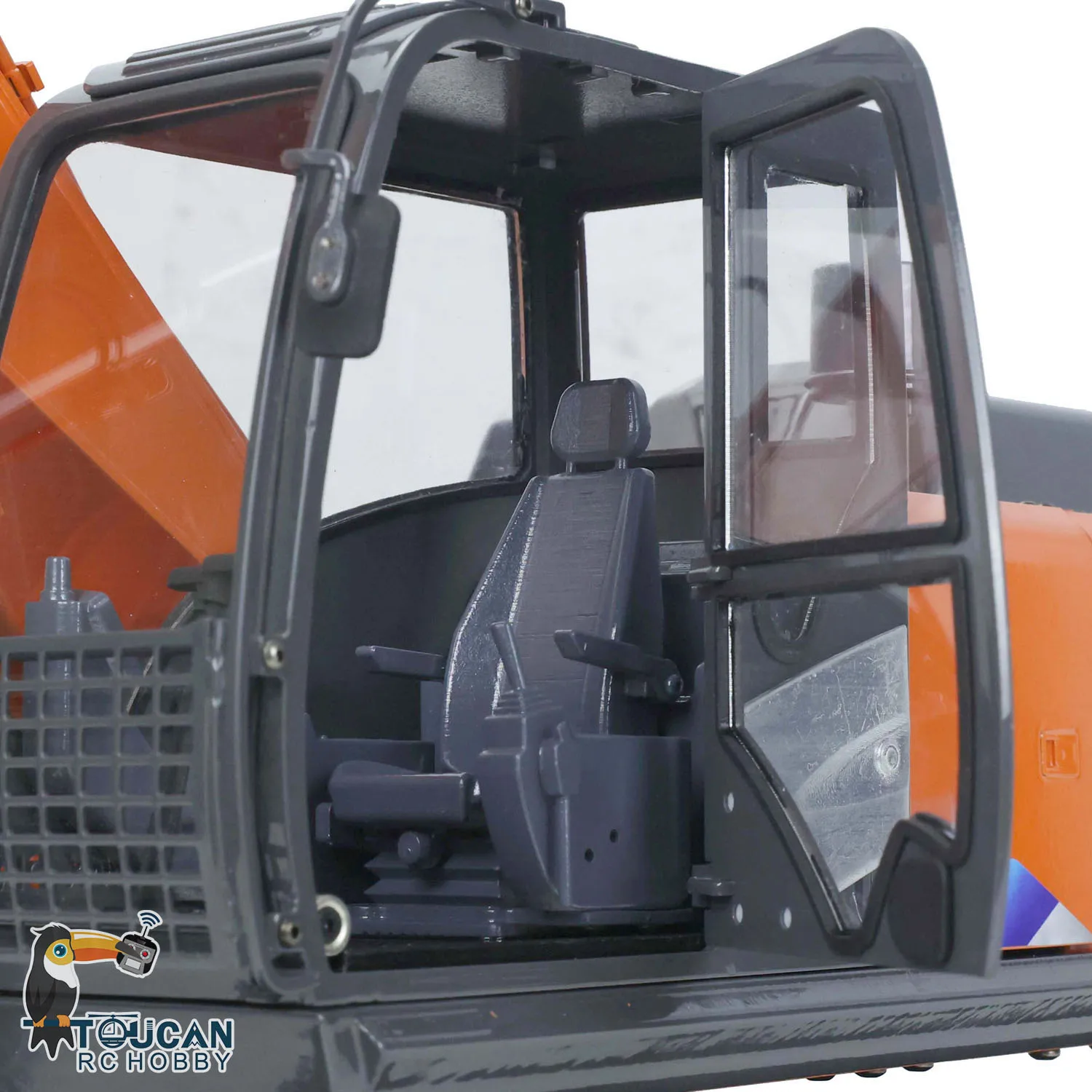 Metal RC Hydraulic Excavator for 1/12 DIM H2 ZX210 Toucan RC Hobby Painted Assembled Remote Control Digger Trucks Model 6