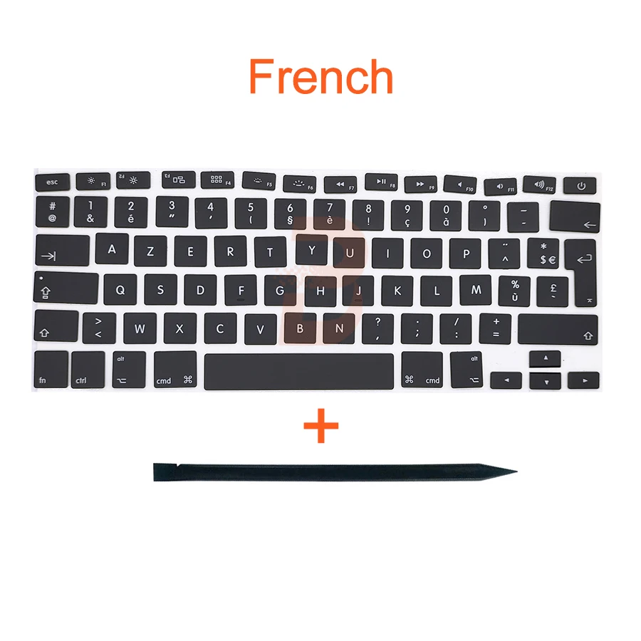 SET DE TOUCHES CLAVIER FRANCAIS AZERTY POUR APPLE MACBOOK PRO, AIR (AP08)