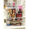 Professional Large Cosmetic Makeup Organizer Dust Water Proof Cosmetics Storage Display Case with Drawers 6