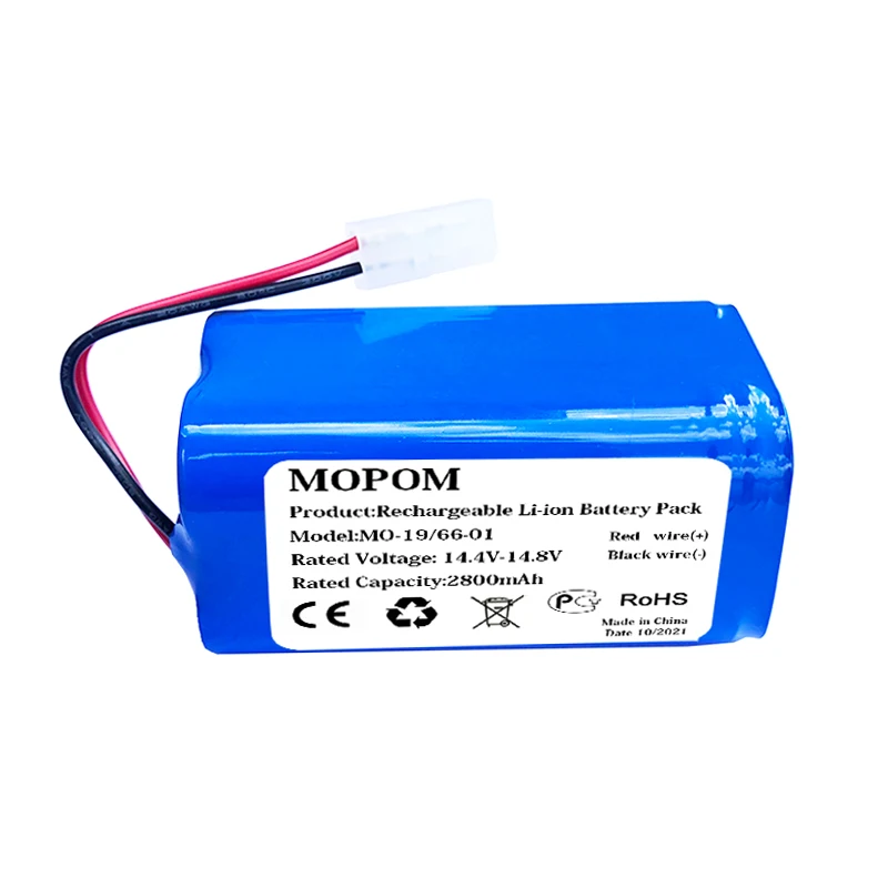 Batteria Sostitutiva Per Robot Aspirapolvere Lefant M501B - 10.8V 2800mAh, Ricaricabile, Installazione Facile In 5 Minuti