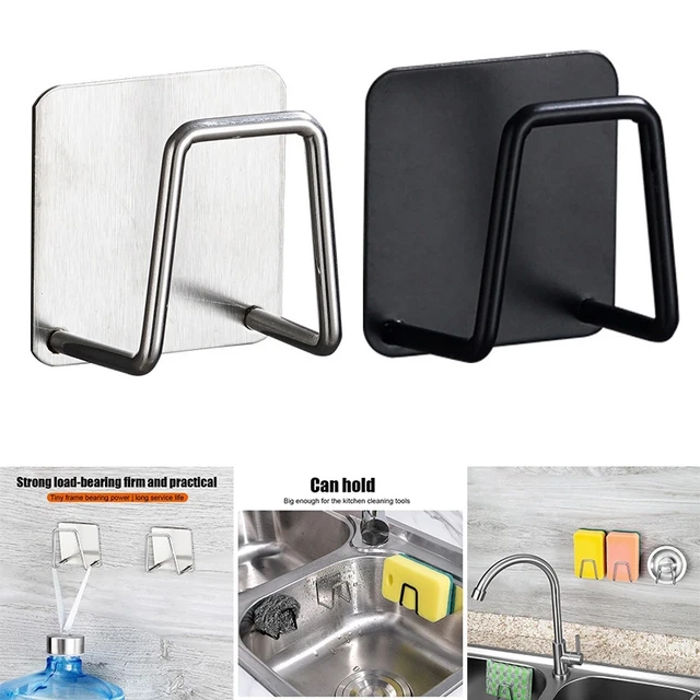 Porta spugne da cucina spugne per lavello autoadesive scolapiatti  stendibiancheria ganci da parete portaoggetti per bagno accessori per  lavello da cucina - AliExpress