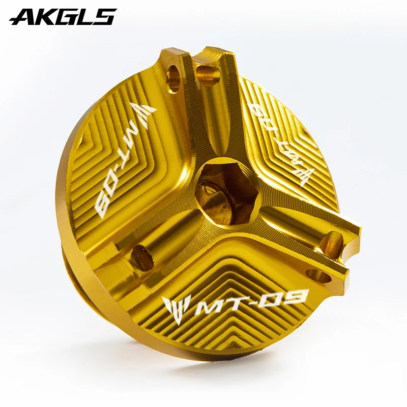 CNC Aluminum Oil Filler Plug Cap For Yamaha MT-09/MT09 – Motorcycle Engine Accessory - View #5