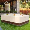 HEAVY DUTY Outdoor Garden Furniture Cover for Sofa Table Chair Patio Waterproof Wind-Proof Anti-UV Against Rain Snow 2