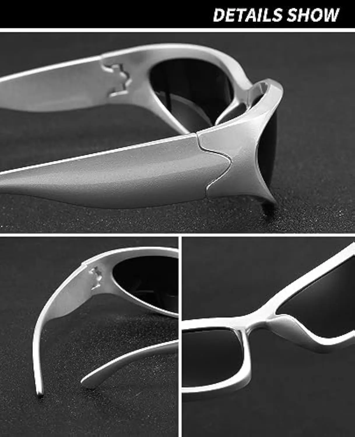 Y2K Punk Polarized Wraparound Fashion Sport Sunglasses