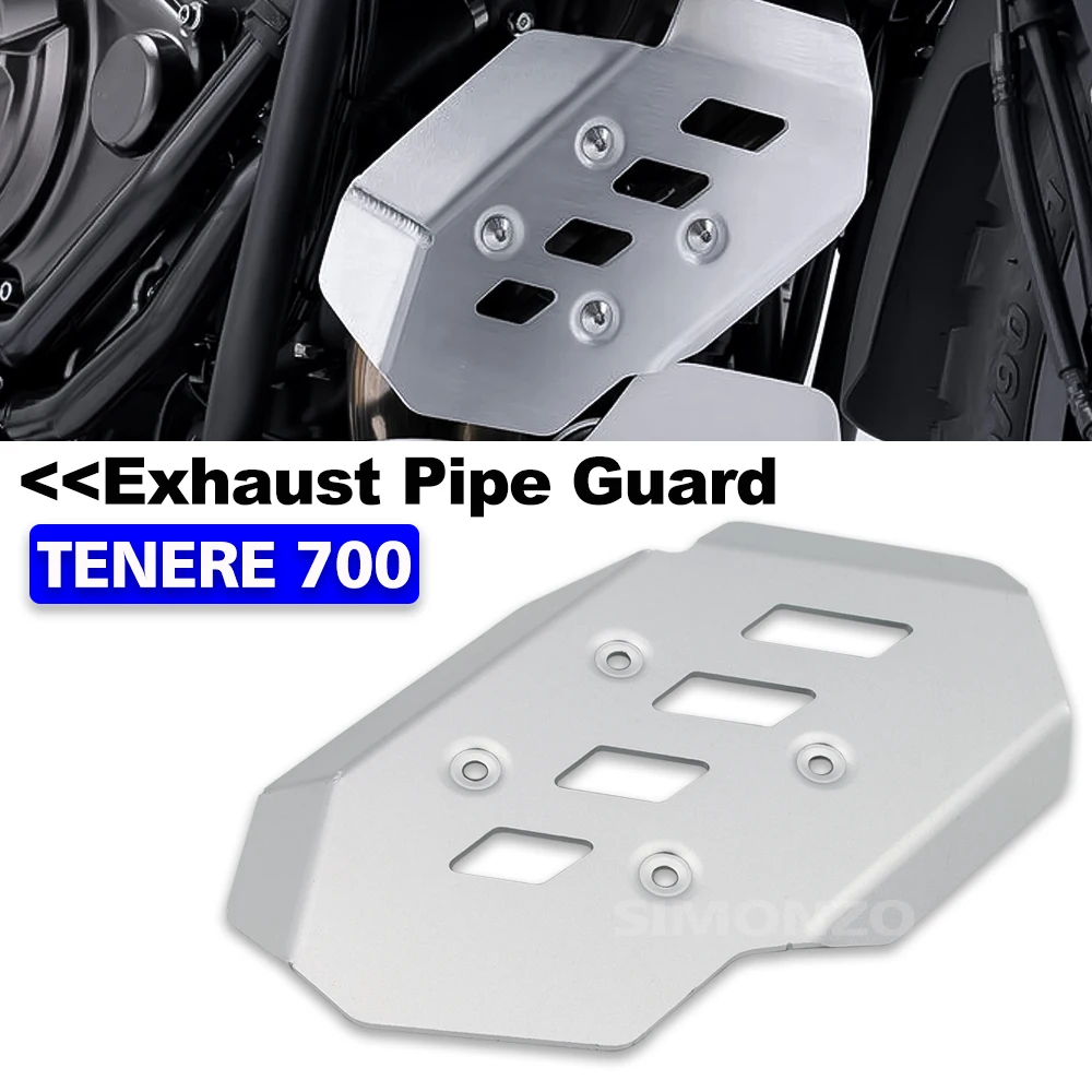 T700 Chassis Protector Per Yamaha Tenere700 Heat Shield Cover Guard Fender 2019-2021 Moto Tubo Di Scarico Guard Tenere 700