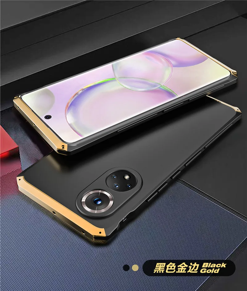 Armor Metal Phone Cases For Honor X50 X40 100 90 80 70 60 50 Magic4 Pro Rubber Shockproof Aluminum Bumper Coque Pc Fundas Case