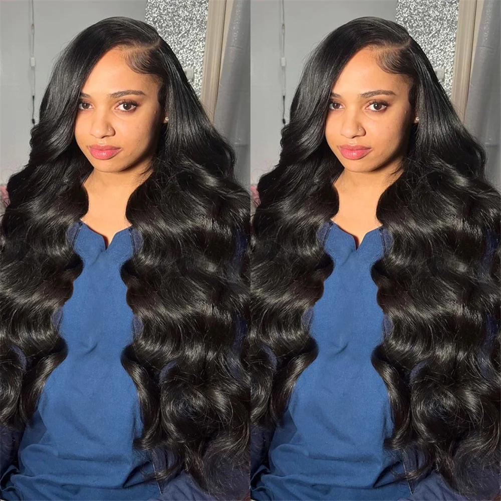 

13x6 HD Transparent Lace Frontal Wig Lace Closure Wig Body Wave 13x4 Lace Front Human Hair Wigs For Women 30 34 Inch Wig