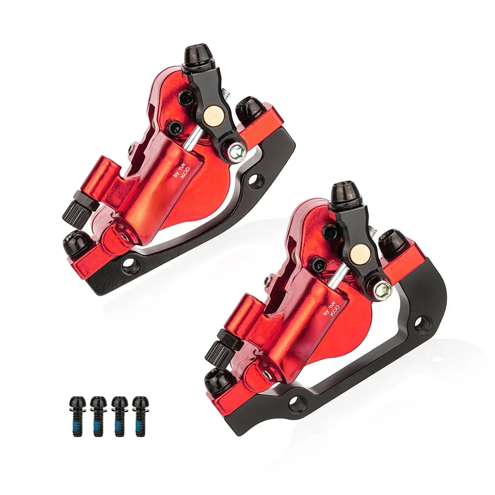 

New Line Pulling MTB Road Bike Hydraulic Disc Brake Calipers Front Rear Cable Control Bicycle 2 Piston Oil Brake