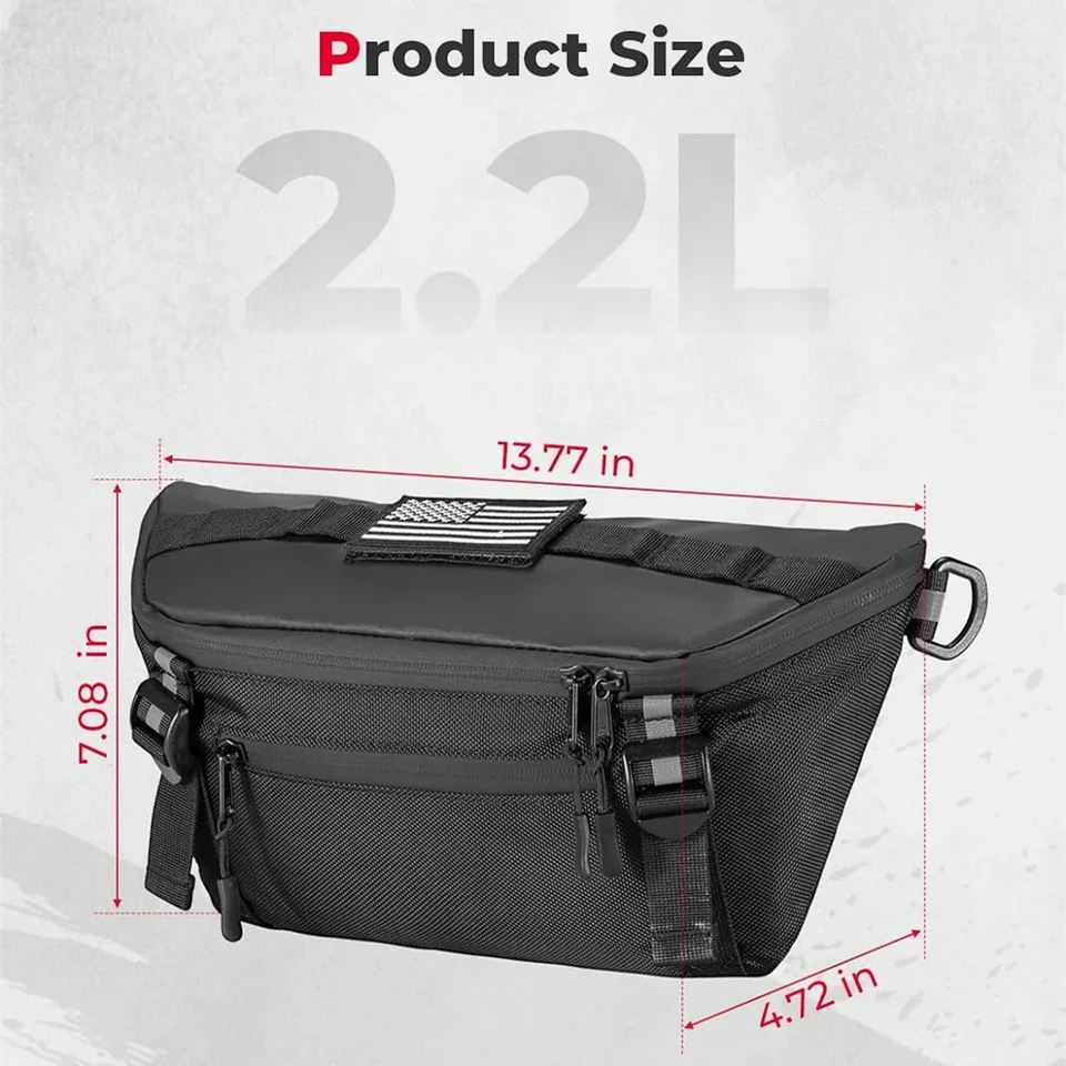 Motorfiets Leren Bagagetas voor Triumph Thunderbird Storm 2011-2019, Waterdichte Motorfiets Zijtas en Motorfiets Hangtas, Universele Zadeltas voor Toeren,A