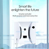 Window Cleaner Robot Electric Glass  Wipes Vacuum Smartphone Remote Control for Home Household Washing Tool with Water Spray 2