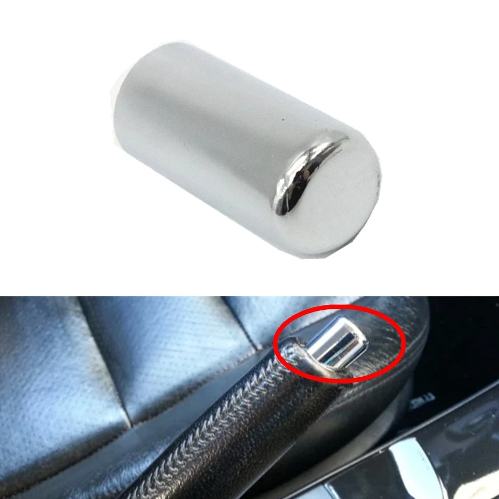 Car Metal Hand Brake Trim Cap Handbrake Lever Parking Button Cover For Mazda 6 M6 GG 2003-2008 handbrake button hand brake grip cover