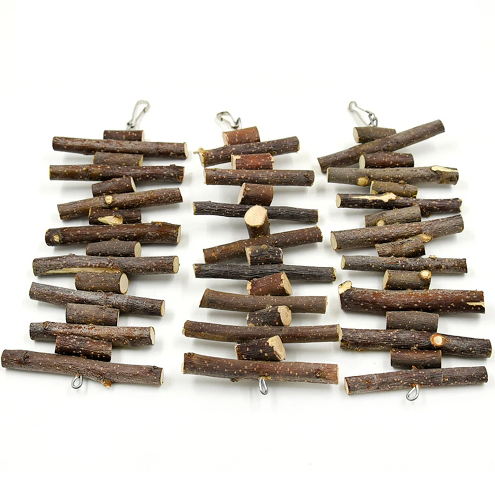 5Pcs Professional Hamster Rabbit Teeth Grinding Apple Tree Food Stick Minerals Molar Toys Chinchilla Hamster Small Animals Toys