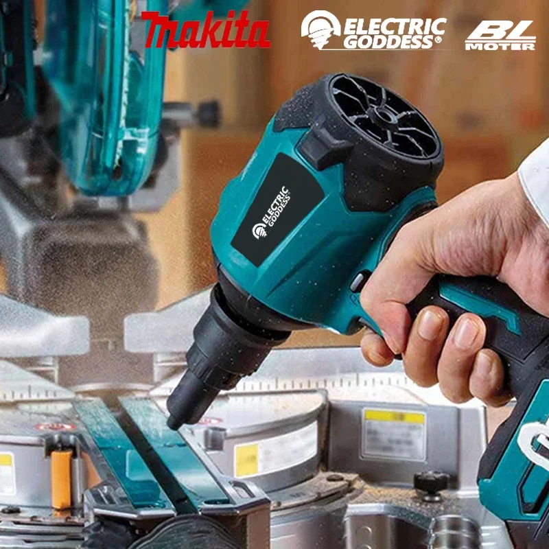 

1100W 40500RPM Cordless Air Blower Dust Blower Inflator Vacuum Multifunction Rechargeable Blower For Makita 18V Battery