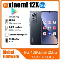 Xiaomi 12X 5G Smartphone Global Firmware Qualcomm Snapdragon 870 50MP 4500mAh 6.28-inch 67W used phone 1