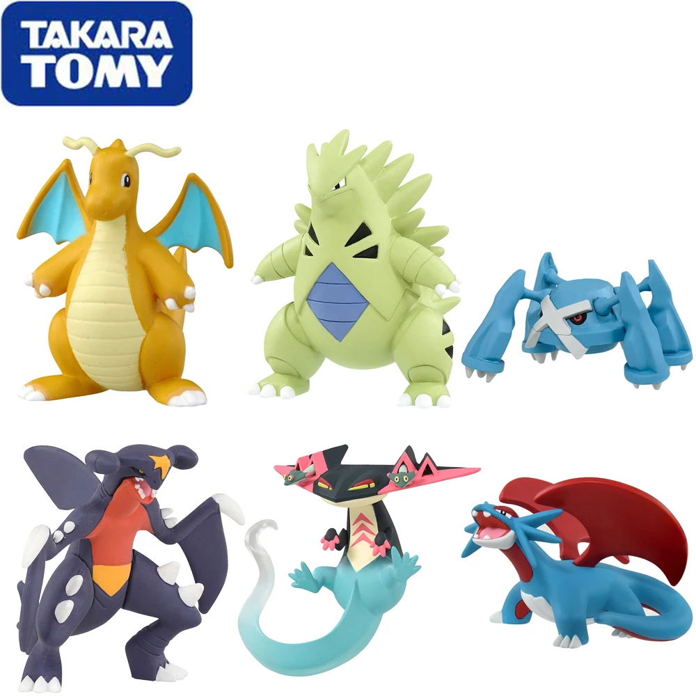 

Original Stocked Takara Tomy Pokemon Monster Collection Dragonite Tyranitar Metagross Garchomp 5Cm Model Toys Collectible Figure