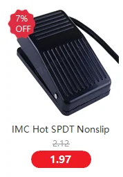 IMC Heißer SPDT Rutschfeste Momentary Elektrische Power Fuß Pedal Schalter TFS-01 FS-1 20 cm Draht Momentary Elektrische Power Fuß Pedal Schalter – Detail 10