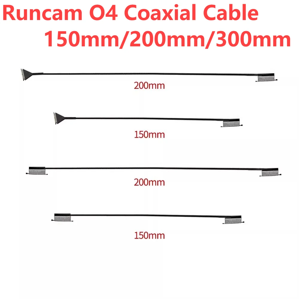 RunCam O4 Coaxial Cable FPV Digital System 15/20/30cm Compatible DJI O4 / O4 Pro Coaxial Cable for FPV Drone