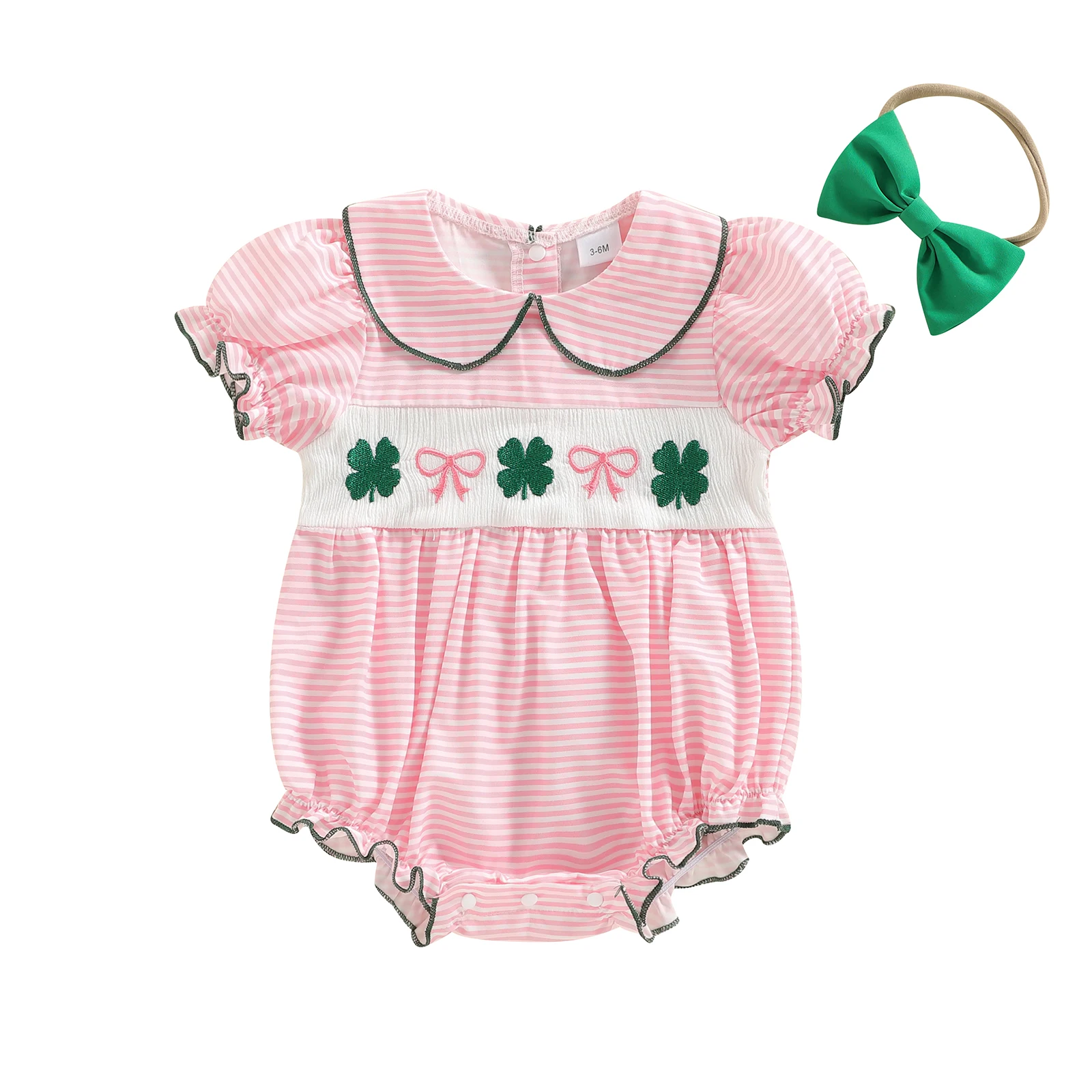 3Pcs Toddler Girl Clothing Set Floral Print Ruffle Sleeve Top and Shorts with Matching Headband for Summer