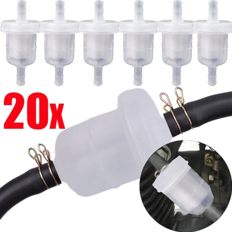 Motorcycle Fuel Filter Universal Gasoline Gas Fuel Oil For Motorcycle Moped Scooter Motocross Dirt Bike ATV
