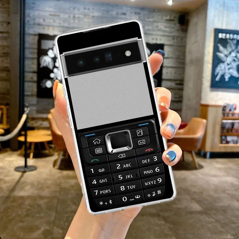Retro Camera Radio Cassette Design Soft TPU Clear Phone Case