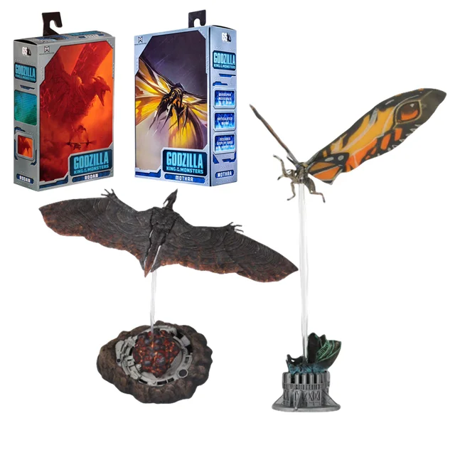 2019 King Kong vs gojira Movie Mothra Rodan Action Figure Kaiju Monsterverse Dinosaur Model Collectible Action Toys Gifts