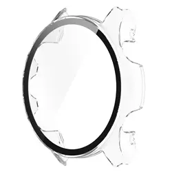 Protective Case and Tempered Glass Screen Protector - Durable Hard PC Frame with HD Slim Design - 255S (Translucent)