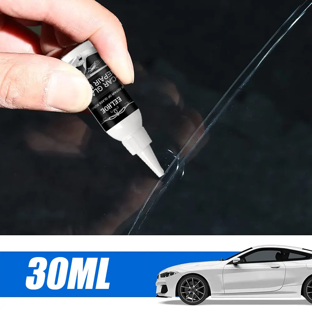 Nuovo strumento di riparazione per parabrezza per auto, kit di riparazione per schermo del telefono per finestrino dell'auto, colla per polimerizzazione del vetro, ripristino delle crepe dei graffi del vetro automatico - Image 4