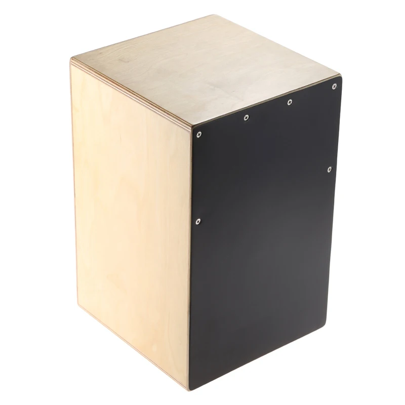 Wooden Cajon Drum with Rubber Feet