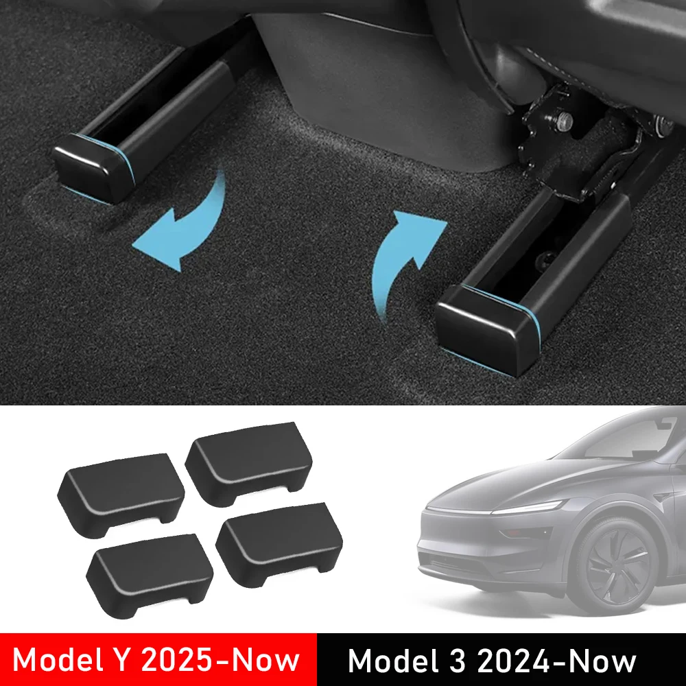 Rear Seat Rail Cover Protectors - Anti-Kick Pad Protection