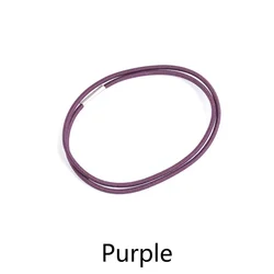 Refillable Travel Notebook Bands - Set of 10 Elastic Strap Connectors for Journals and Planners (Purple)