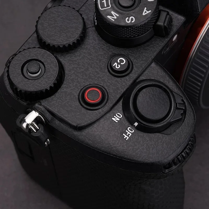 Cobertura Completa Câmera Body Carbon Fiber Film Decalque de Pele para Sony A7m5 A7r5 A7m4 A7r4 A7r3 Câmera 3m - Image 6