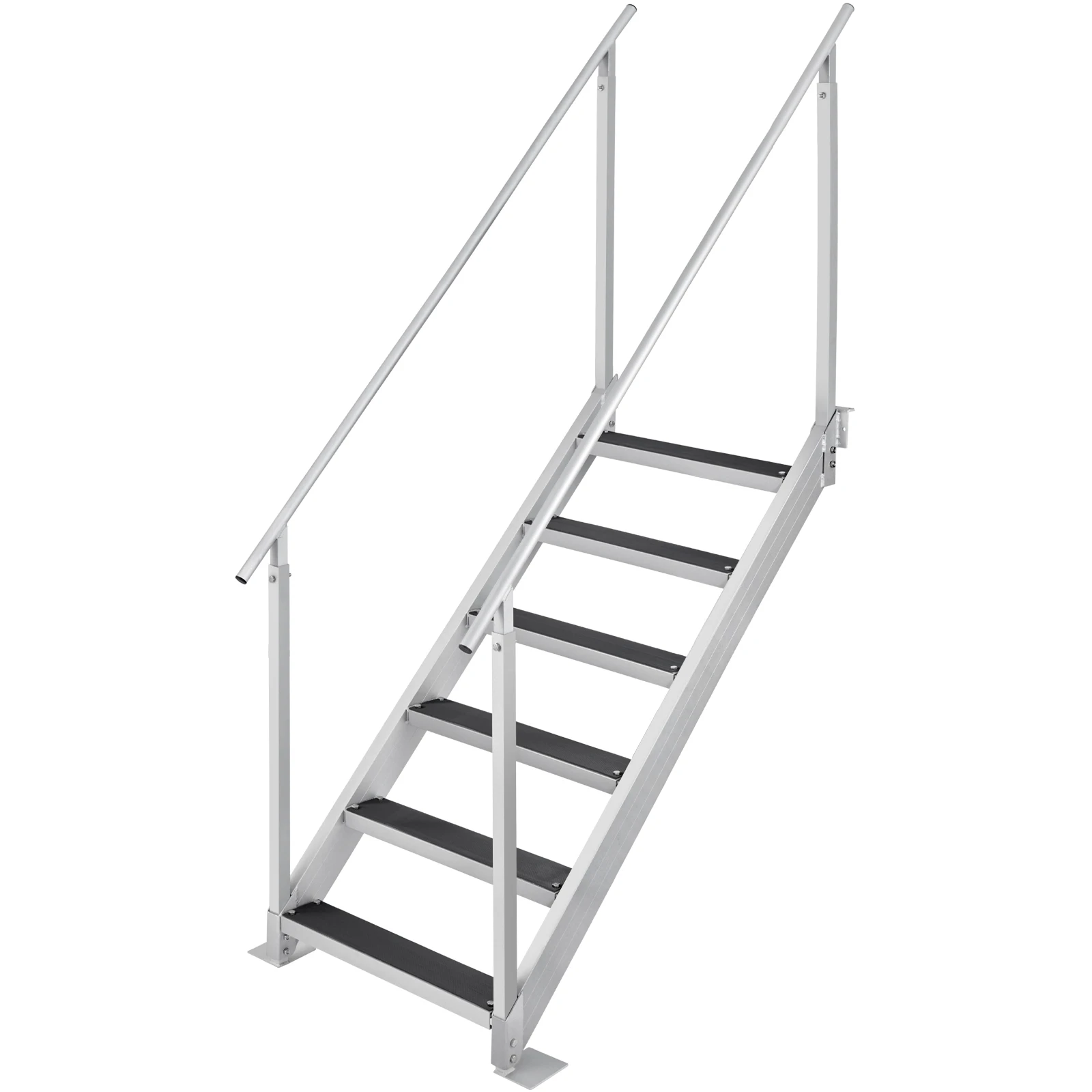 Aluminum Dock Ladder with Dual Handrails for Pool and Lake